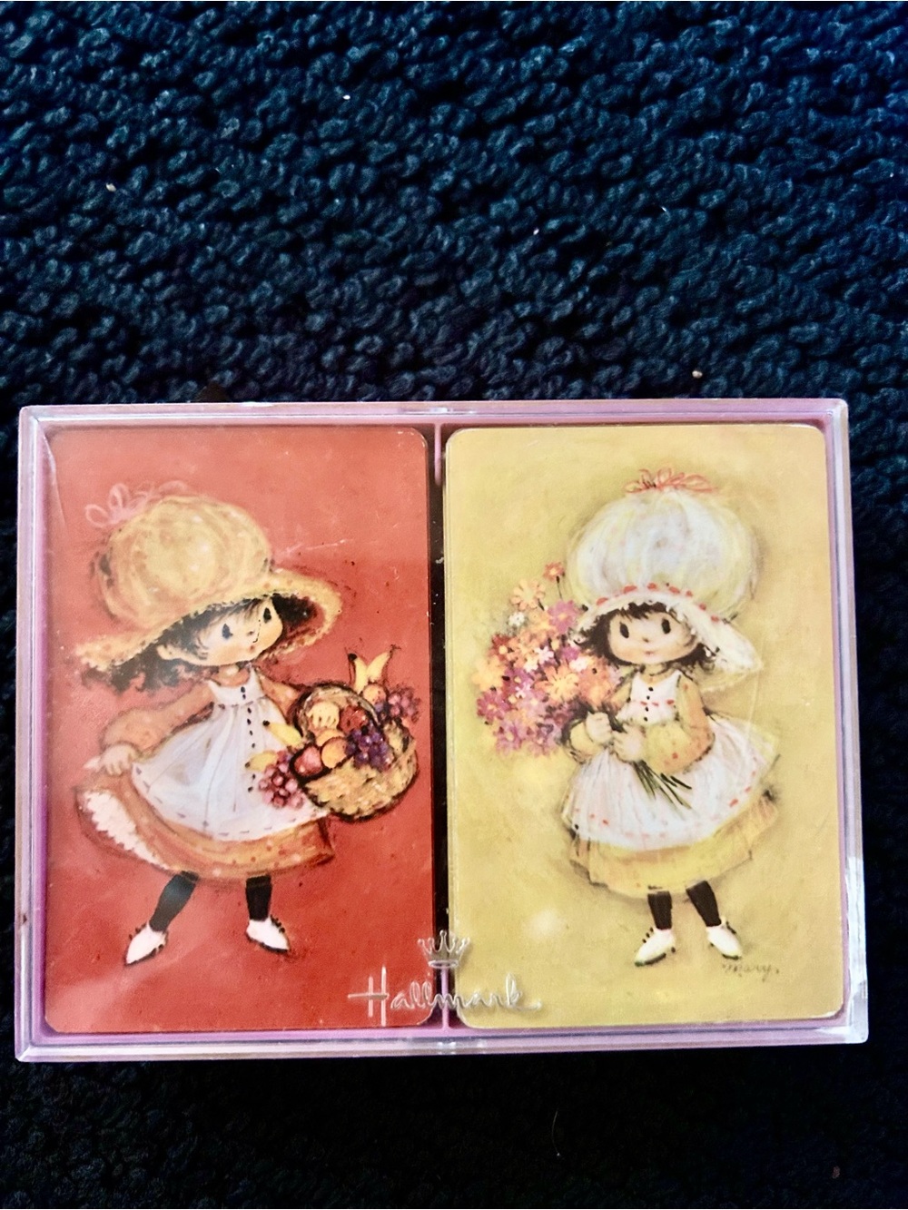 Sweet Vintage Hallmark Decorative Okaying Card Set